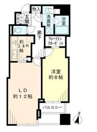 大崎ウエストシティタワーズ イースト 6階 間取り図