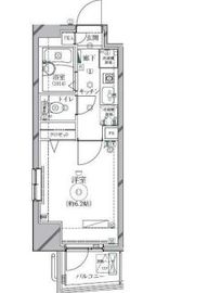 リクレイシア西麻布 2-401 間取り図