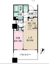 ブリリア有明スカイタワー 12階 間取り図