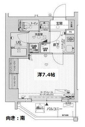 レオンコンフォート西新橋 201 間取り図
