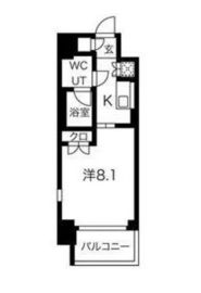 スパシエソリデ三軒茶屋 2階 間取り図