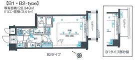 ZOOM目黒不動前 2階 間取り図