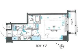 ZOOM目黒不動前 6階 間取り図