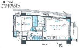 ZOOM目黒不動前 5階 間取り図