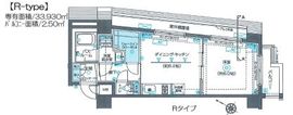 ZOOM目黒不動前 6階 間取り図