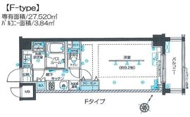 ZOOM目黒不動前 2階 間取り図