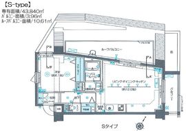 ZOOM目黒不動前 6階 間取り図