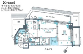 ZOOM目黒不動前 5階 間取り図