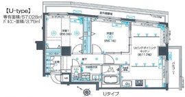 ZOOM目黒不動前 7階 間取り図