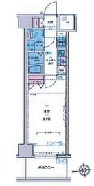 ジェノヴィア新宿グリーンヴェール 3階 間取り図