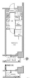 カーサスプレンディッド新宿御苑 303 間取り図