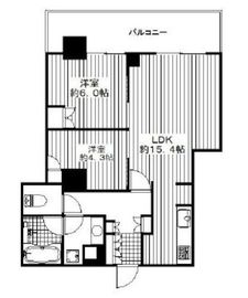 ブリリアタワー大崎 27階 間取り図