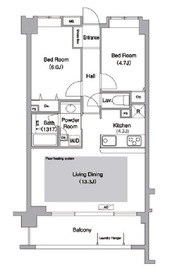 コンフォリア下落合 307 間取り図