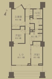 上池袋タワーレジデンス 9階 間取り図