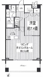 グランハイツ代々木 210 間取り図