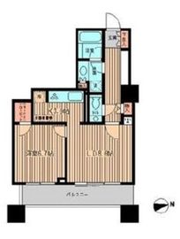 白金タワー 7階 間取り図