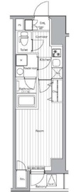 プレミアムキューブ都立大学#mo 304 間取り図