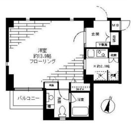 FLEG目黒平町 035 間取り図