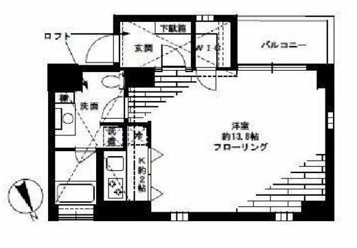 FLEG目黒平町 016 間取り図