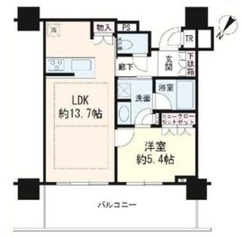 ブリリア有明シティタワー 31階 間取り図