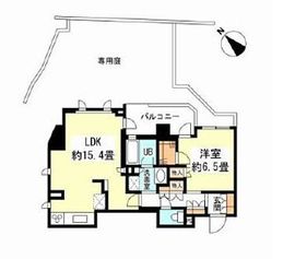 プレミスト不動前 1階 間取り図
