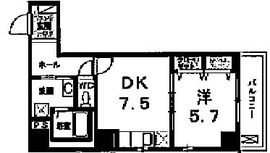 ストリーム品川イースト 702 間取り図