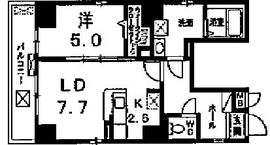 ストリーム品川イースト 802 間取り図