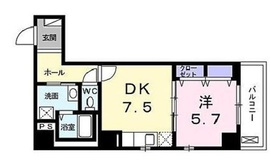 ストリーム品川イースト 203 間取り図