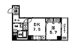 ストリーム品川イースト 603 間取り図