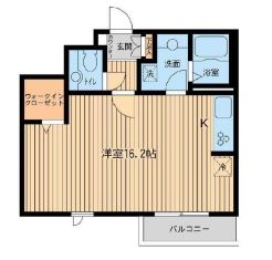 プロスペクト初台 105 間取り図