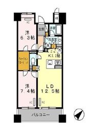 ロイヤルパークス豊洲 213 間取り図