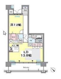 ロイヤルパークス豊洲 603 間取り図