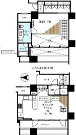 ワールドシティタワーズ アクアタワー 10階 間取り図