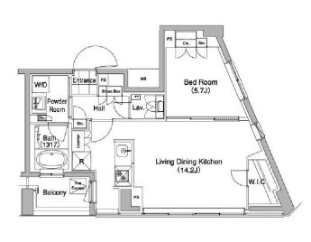 代官山BLESS 504 間取り図