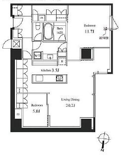 ハンドレッドステイレジデンス 402 間取り図
