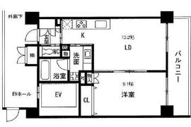 クリプトメリア目黒 201 間取り図