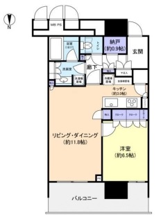 THE TOYOSU TOWER 37階 間取り図