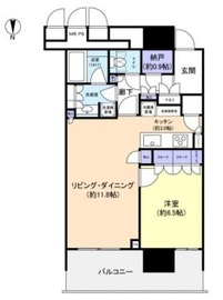 THE TOYOSU TOWER 37階 間取り図