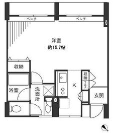 KDXレジデンス自由が丘 507 間取り図