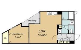 ランパール高輪 102 間取り図