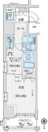 エステムプラザ芝公園 3階 間取り図