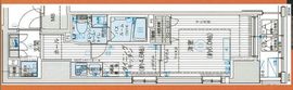 エステムプラザ芝公園 5階 間取り図