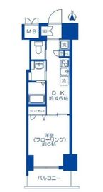 エステムプラザ芝公園 2階 間取り図