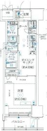 エステムプラザ芝公園 6階 間取り図