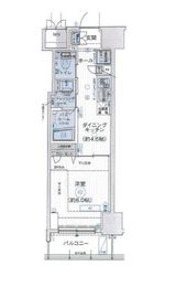 エステムプラザ芝公園 7階 間取り図