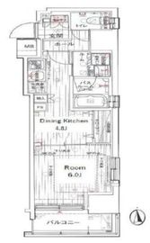 エステムプラザ芝公園 7階 間取り図