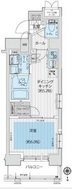 エステムプラザ芝公園 13階 間取り図