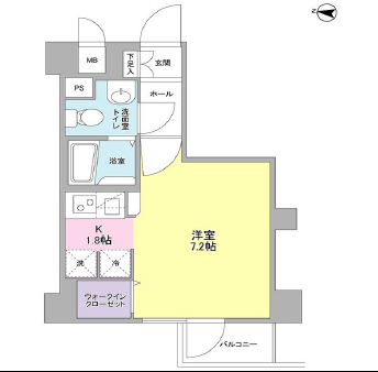 フィオリトゥーラ三軒茶屋ステーションフロント 703 間取り図