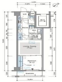 ヒルフラット大崎 515 間取り図