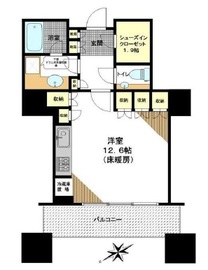 東京ツインパークス ライトウィング 10階 間取り図